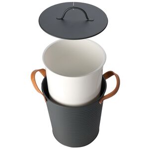 Ведро для льда Кампала 21*20 см черное Koopman фото 2