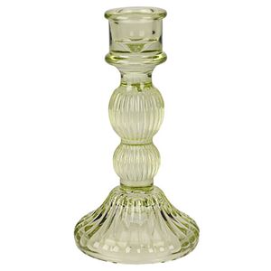 Стеклянный подсвечник Summer Mood 16*8 см зеленый Koopman фото 3