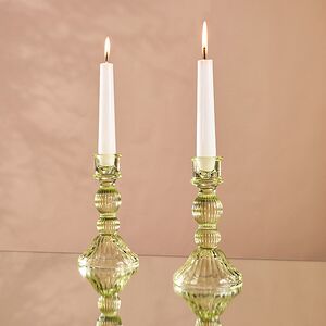 Стеклянный подсвечник Summer Mood 16*8 см зеленый Koopman фото 2
