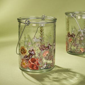 Подвесной стеклянный подсвечник Maurice - Садовые цветы 10 см Koopman фото 2