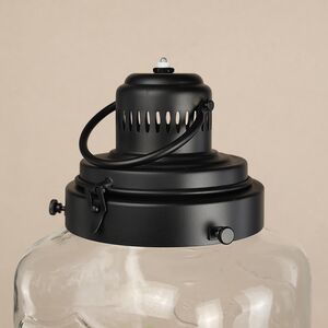 Декоративный флорариум-банка Rubiera с Монстерой 39*20 см, теплая белая LED подсветка  Koopman фото 5