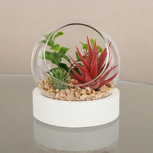 Искусственный флорариум-шар Foriolle Alto 13*12 см