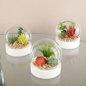 Искусственный флорариум-шар Foriolle Terra 13*12 см Koopman фото 4