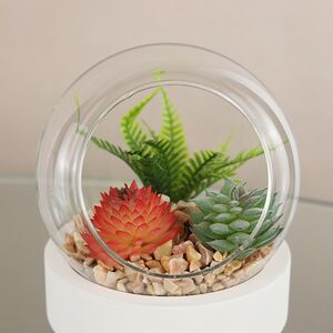 Искусственный флорариум-шар Foriolle Terra 13*12 см