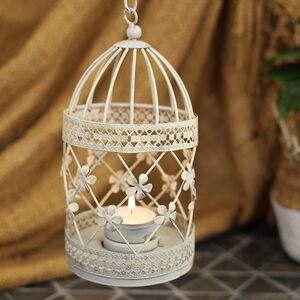 Подсвечник Птичья Клетка, 18 см, белый Koopman фото 3