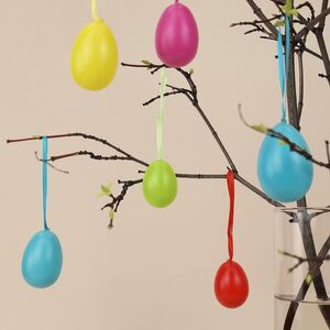 Пасхальные украшения Яйца Easter Carnaval 4-6 см, 12 шт, подвеска Kaemingk фото 4