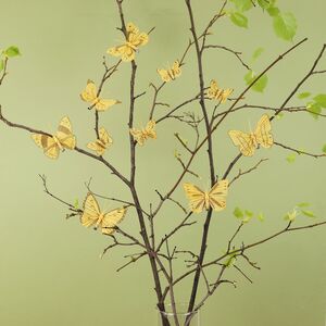 Набор декоративных украшений Gold Butterfly, 10 шт, клипса Kaemingk фото 3