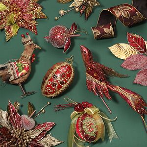 Декоративная лента Traunsee Leaf 457*6 см Winter Deco фото 3
