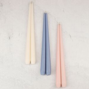 Высокие свечи 40 см Андреа Velvet кремовые, 10 шт Candleslight фото 5