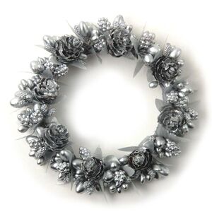 Венок для свечи Silver Pinecone 10 см Swerox фото 3