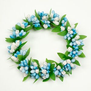 Венок для свечи Summer Berry 11 см, голубой Swerox фото 3