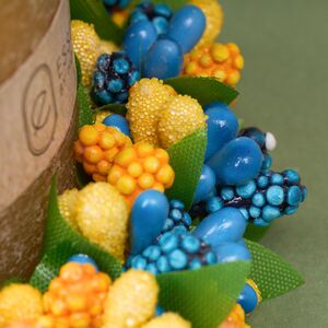 Венок для свечи Summer Berry 11 см, желтый Swerox фото 4