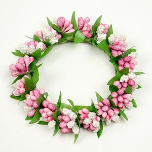 Венок для свечи Summer Berry 11 см, розовый Swerox фото 4