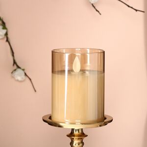 Светодиодная свеча в колбе Mosala - Gold 10 см, на батарейках Peha фото 2
