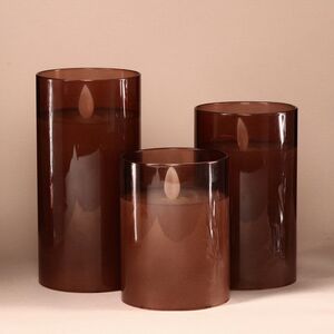 Светодиодная свеча в колбе Mosala - Amber 12 см, на батарейках Peha фото 2