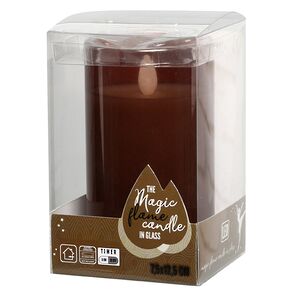Светодиодная свеча в колбе Mosala - Amber 12 см, на батарейках Peha фото 5