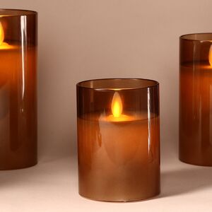 Светодиодная свеча в колбе Mosala - Glam Gold 10 см, на батарейках Peha фото 1