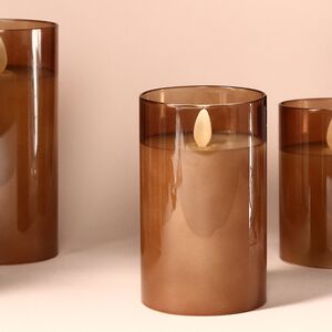 Светодиодная свеча в колбе Mosala - Glam Gold 12 см, на батарейках Peha фото 2