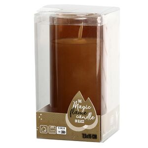 Светодиодная свеча в колбе Mosala - Glam Gold 15 см, на батарейках Peha фото 5