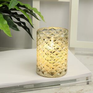 Подсвечник с LED свечой Джустино 9 см на батарейках Peha фото 1