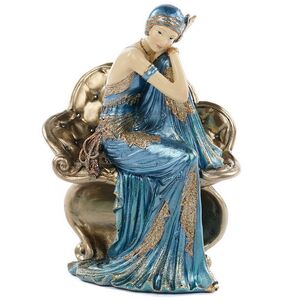 Декоративная статуэтка Леди Ноэлия в кресле  - Il Grande Gatsby 20 см