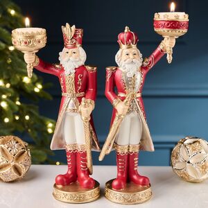 Декоративный подсвечник Гвардеец Фидель - Golden Crown Royal 28 см Goodwill (Гудвилл) фото 3