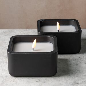 Светодиодная свеча Black Urban 12*7 см в бетонном подсвечнике, на батарейках Koopman фото 3