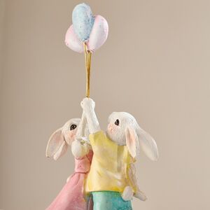 Декоративная фигурка Festive Mood - Кролики с воздушными шариками 23 см Goodwill фото 3