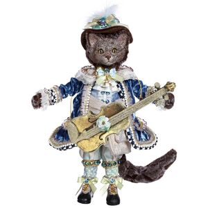 Коллекционная кукла Кот Гитарист - The Royal Musketeer 53 см Mark Roberts фото 1