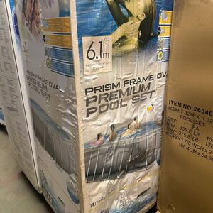 Каркасный овальный бассейн 26796 Intex Prism Frame 503*274*122 см, картриджный фильтр, аксессуары, уцененный INTEX фото 7
