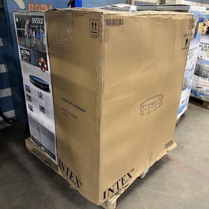 Каркасный овальный бассейн 26796 Intex Prism Frame 503*274*122 см, картриджный фильтр, аксессуары, уцененный INTEX фото 8