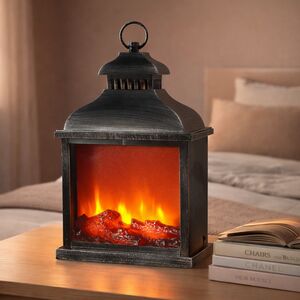 Декоративный фонарь - камин Джованни 39*25 см, батарейки