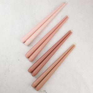 Высокая свеча 40 см Андреа Velvet кофе латте Candleslight фото 4