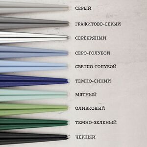 Высокие свечи 40 см Андреа Velvet черные, 10 шт Candleslight фото 7