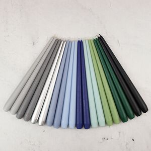 Высокие свечи 40 см Андреа Velvet черные, 10 шт Candleslight фото 8
