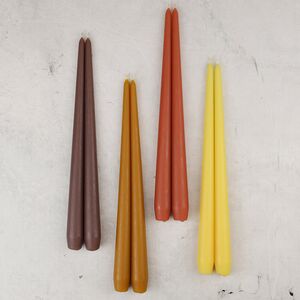 Высокая свеча 50 см Андреа Velvet медовая Candleslight фото 4