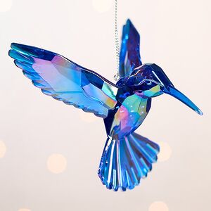 Елочная игрушка Kristal Колибри 11 см радужно-голубая, подвеска Kurts Adler фото 4