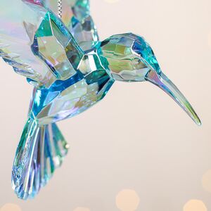 Елочная игрушка Kristal Колибри 10 см бирюзовая, подвеска Kurts Adler фото 2