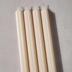 Высокие свечи 30 см Астерия кремовые, 4 шт Candleslight фото 2