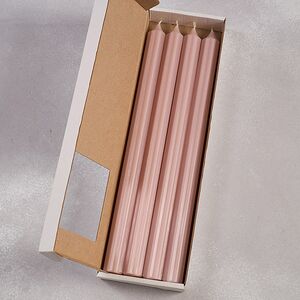 Высокие свечи 30 см Астерия розовые пудровые, 4 шт Candleslight фото 3
