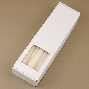 Высокие свечи Андреа Velvet 30 см, 10 шт, кремовые Candleslight фото 3