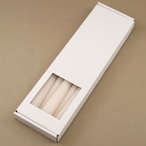 Высокие свечи 30 см Андреа Velvet кремовые, 5 шт Candleslight фото 11