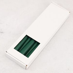Высокие свечи Андреа Velvet 30 см, 5 шт, темно-зеленые Candleslight фото 5