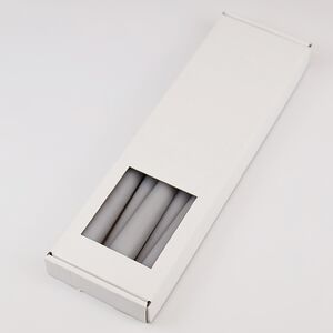 Высокие свечи 30 см Андреа Velvet серые, 5 шт Candleslight фото 7