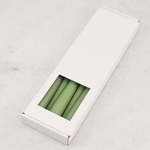 Высокие свечи Андреа Velvet 30 см, 5 шт, оливковые Candleslight фото 9