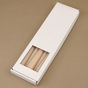 Высокие свечи Андреа Velvet 30 см, 5 шт, топленое молоко Candleslight фото 3