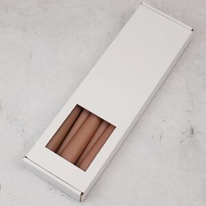 Высокие свечи 30 см Андреа Velvet роза капучино, 5 шт Candleslight фото 3