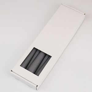 Высокие свечи 30 см Андреа Velvet графитово-серые, 5 шт Candleslight фото 7
