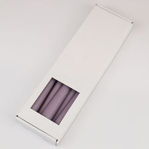 Высокие свечи 30 см Андреа Velvet серо-лиловые, 5 шт Candleslight фото 9