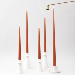 Высокие свечи 30 см Андреа Velvet терракотовые, 5 шт Candleslight фото 8